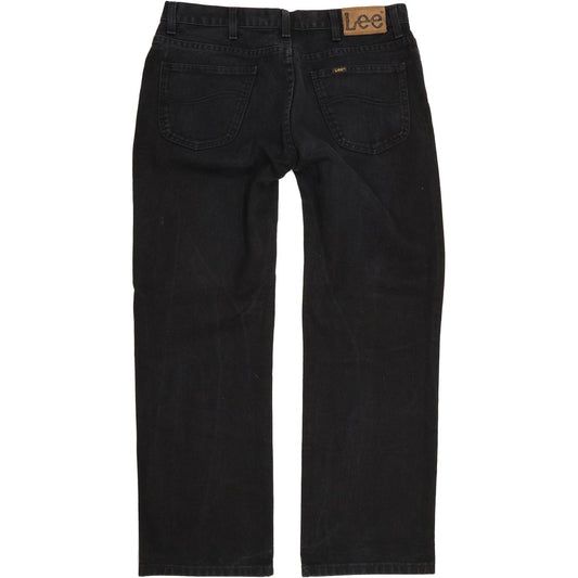Lee Sajra Men Black Straight Regular Jeans W36 L29