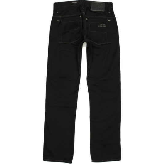 G-Star Astro Slacks Men Black Straight Regular Jeans W30 L32