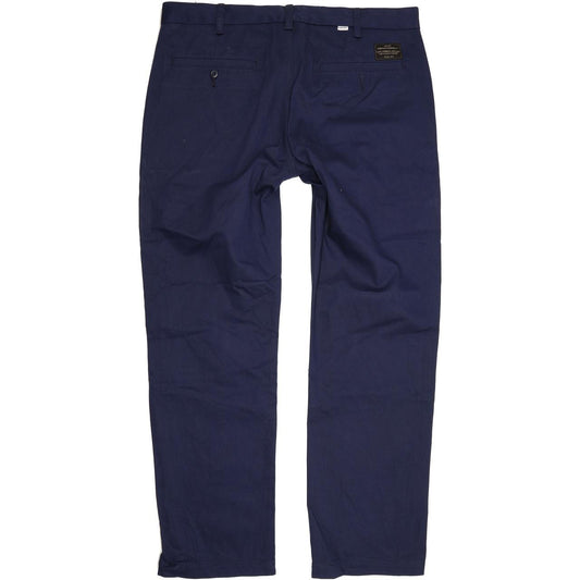 Levi's Men Navy Straight Regular Trousers W36 L30