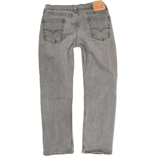 Levi's 514 Men Grey Straight Slim Jeans W34 L28