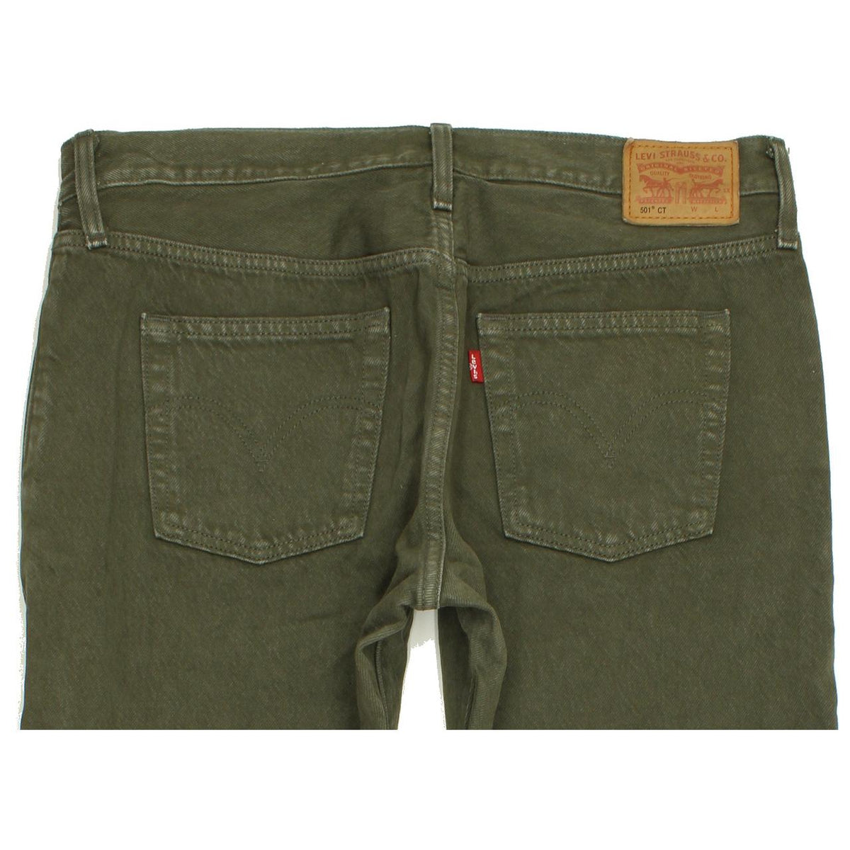 Levi's 501 Women Khaki Straight Regular Jeans W33 L29