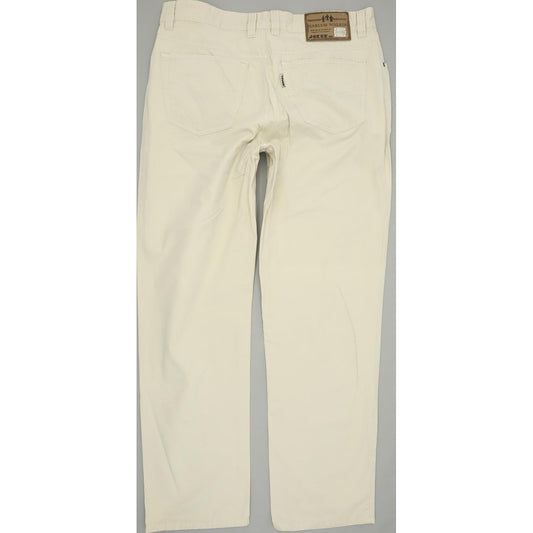 Joker Harlem Walker Men Beige Straight Regular Chino Jeans W36 L32