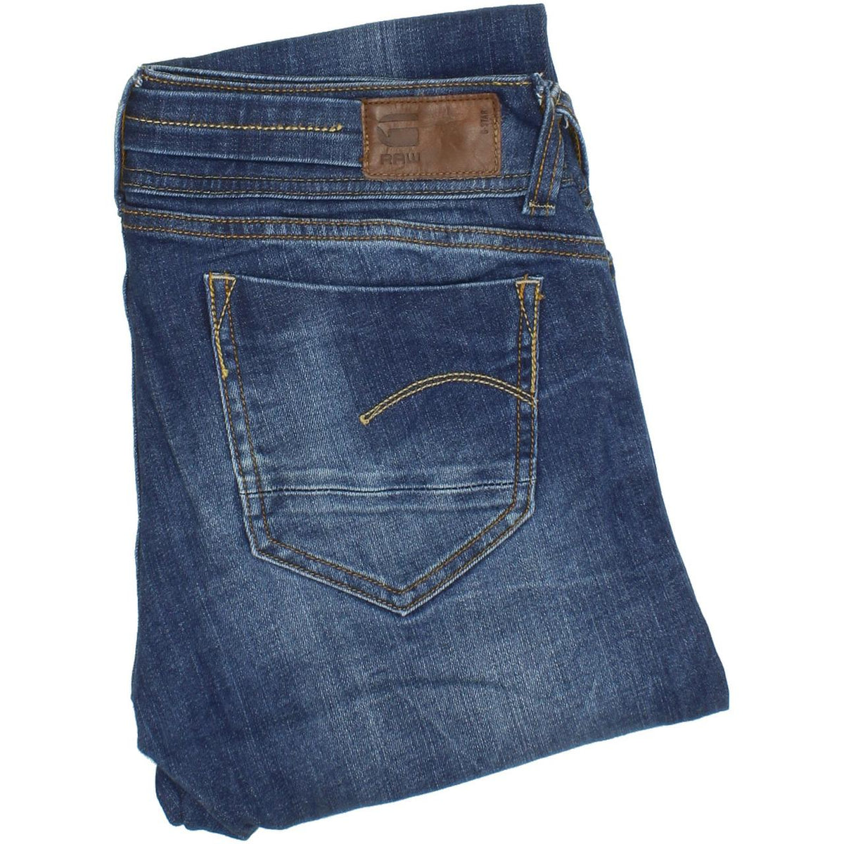 G-Star Midge Women Blue Skinny Slim Jeans W30 L33