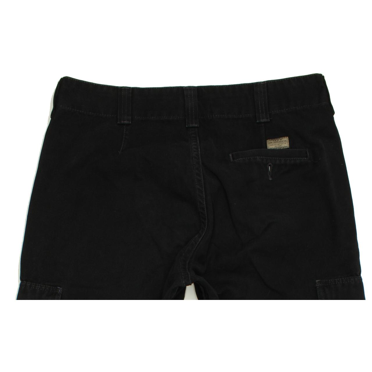 Levi's Men Black Straight Regular Jeans W34 L32
