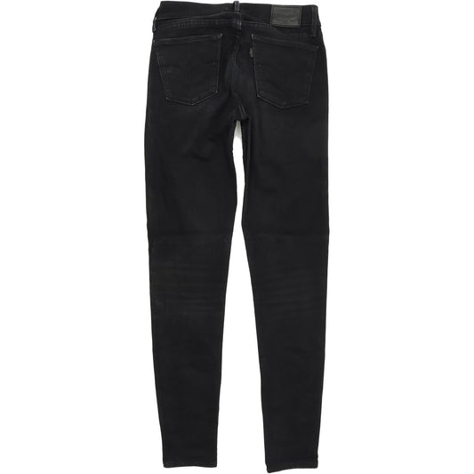 Levi's 710 Women Black Skinny Slim Stretch Jeans W27 L30