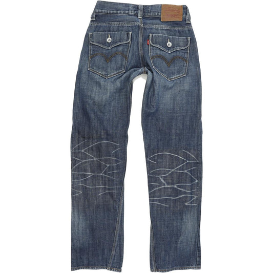 Levi's Men Blue Straight Slim Jeans W30 L32