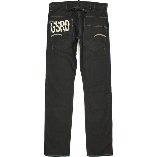 G-Star Laurent Embro Men Blue Straight Slim Jeans W33 L34