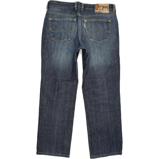 Joker Double Saddle Stitched Men Blue Straight Regular Jeans W36 L29