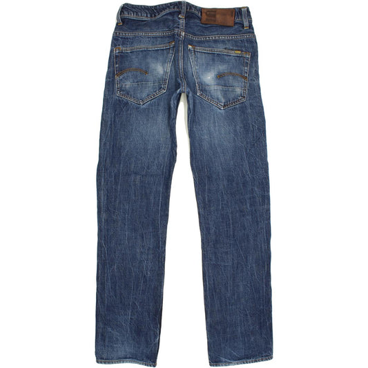 G-Star 3301 Men Blue Straight Regular Jeans W28 L30