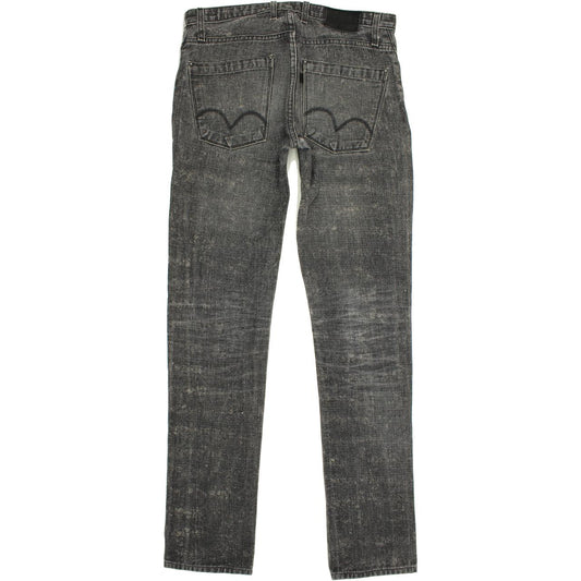 Levi's Men Charcoal Straight Slim Jeans W32 L34