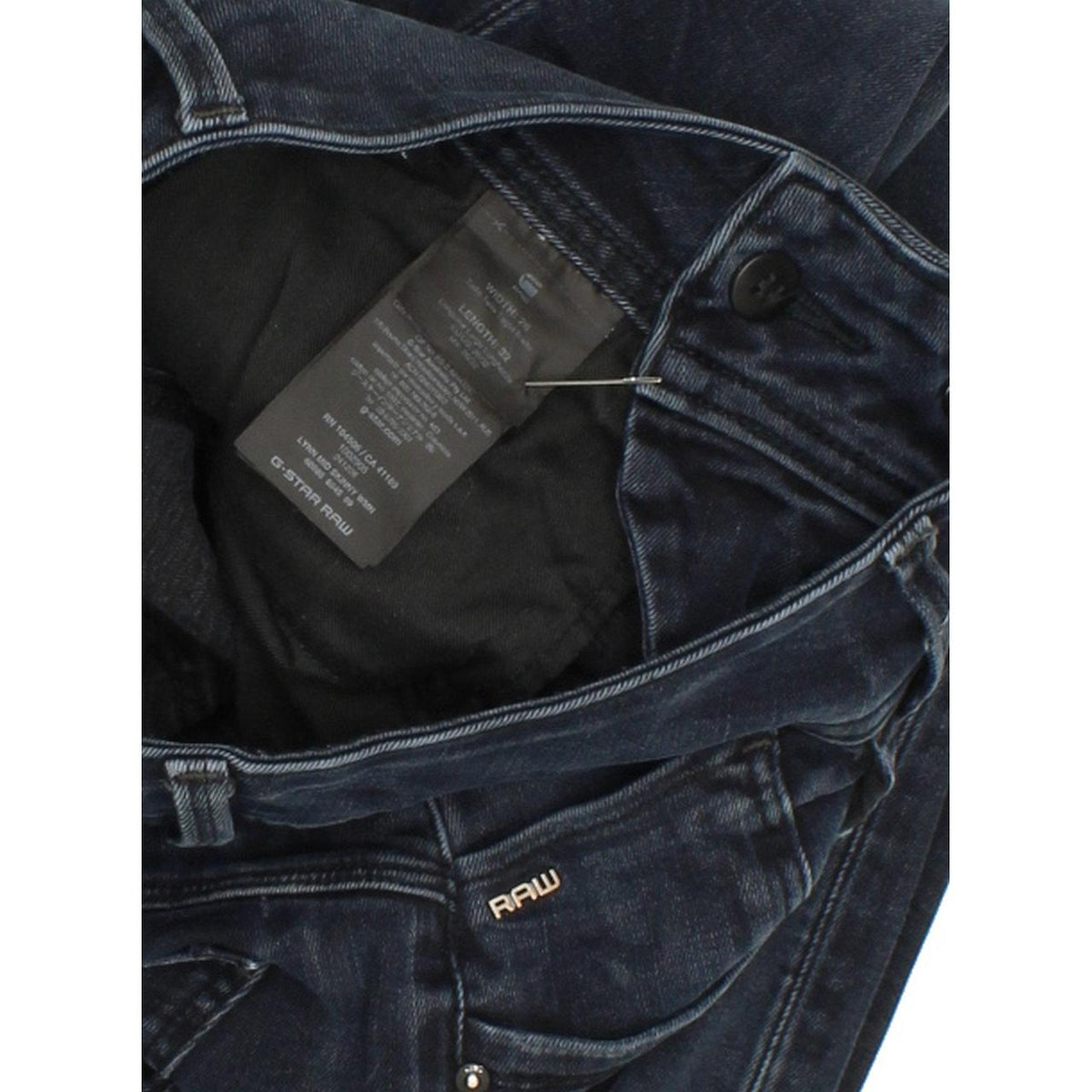 G-Star Lynn Mid Women Blue Skinny Slim Stretch Jeans W26 L32
