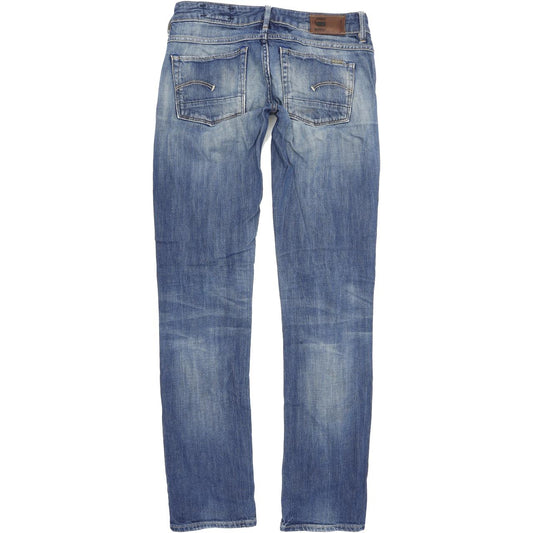 G-Star Women Blue Skinny Slim Stretch Jeans W26 L32