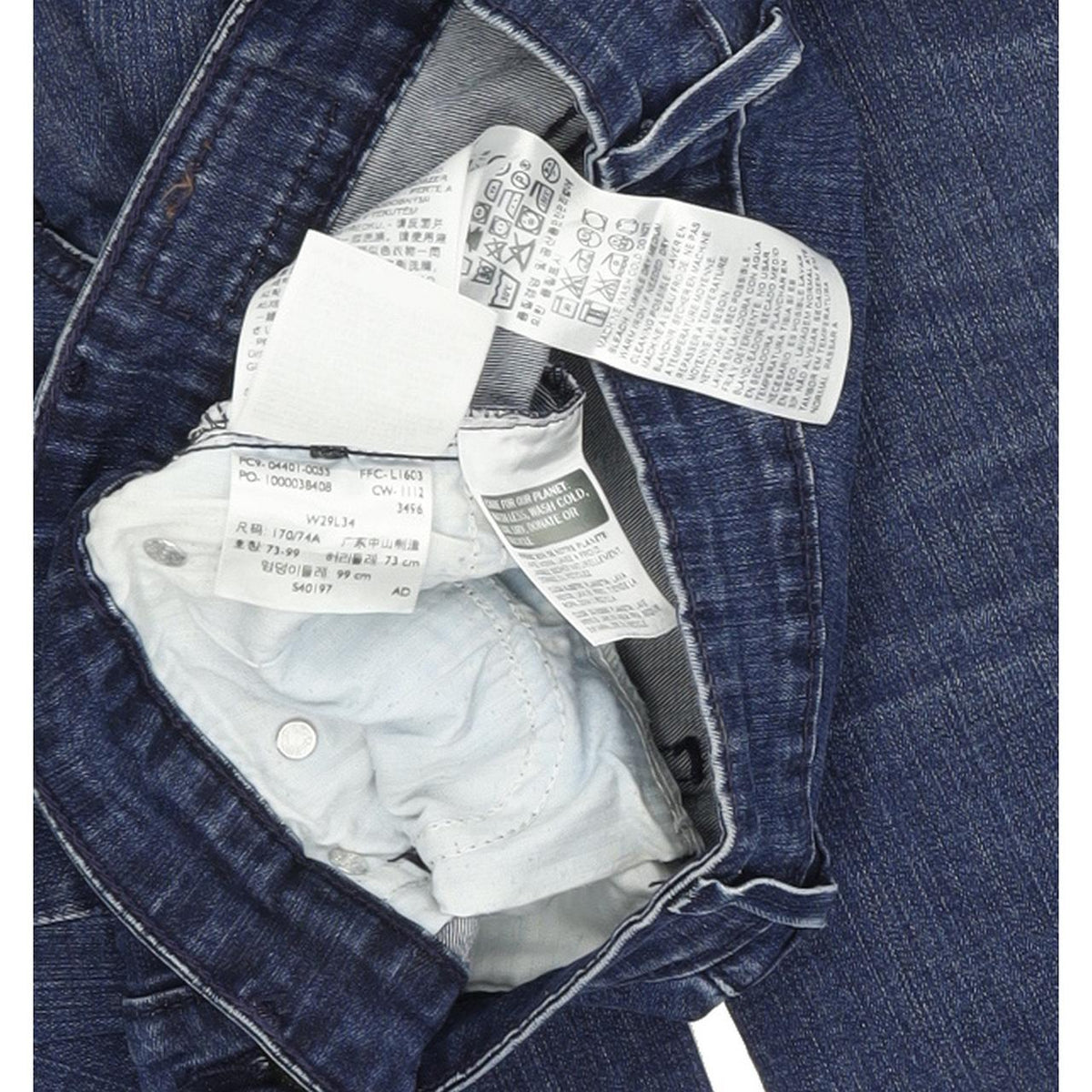 Levi's Slight Curve Women Blue Skinny Slim Stretch Jeans W29 L34