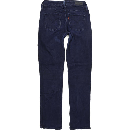 Levi's Slight Curve Women Blue Straight Regular Stretch Jeans W25 L30