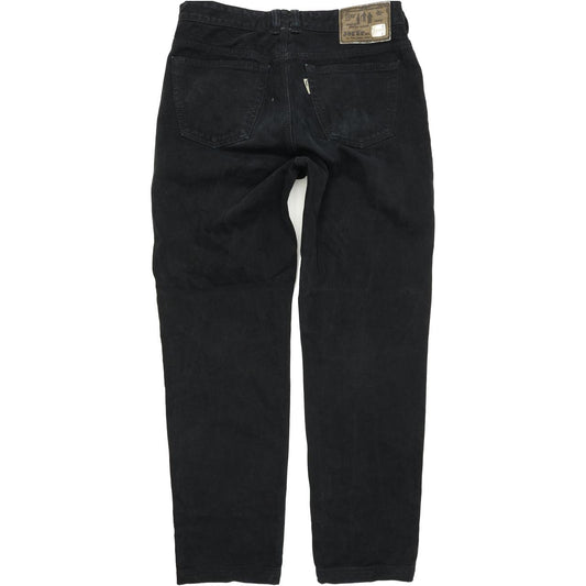 Joker Double Saddle Stitched Men Black Straight Regular Jeans W35 L34
