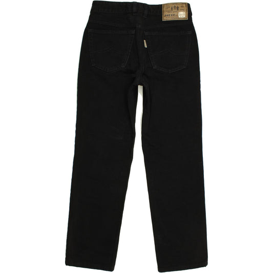 Joker Double Saddle Stitched Men Black Straight Regular Jeans W30 L30