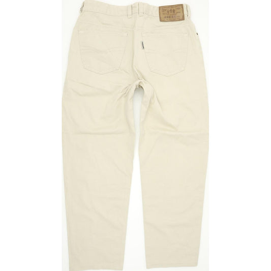 Joker Harlem Walker Men Beige Straight Regular Jeans W34 L29