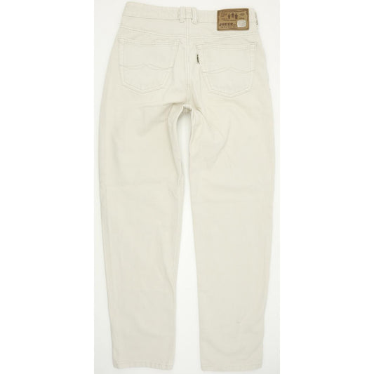 Joker Three Famous Tailors Men Beige Straight Regular Jeans W32 L32