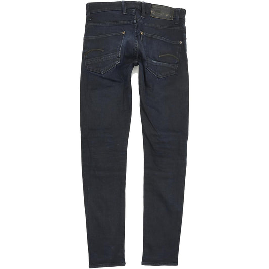 G-Star Revend Men Blue Straight Slim Jeans W29 L32