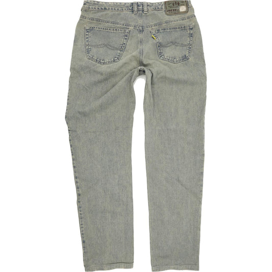 Joker Double Saddle Stitched Men Blue Straight Regular Jeans W36 L35