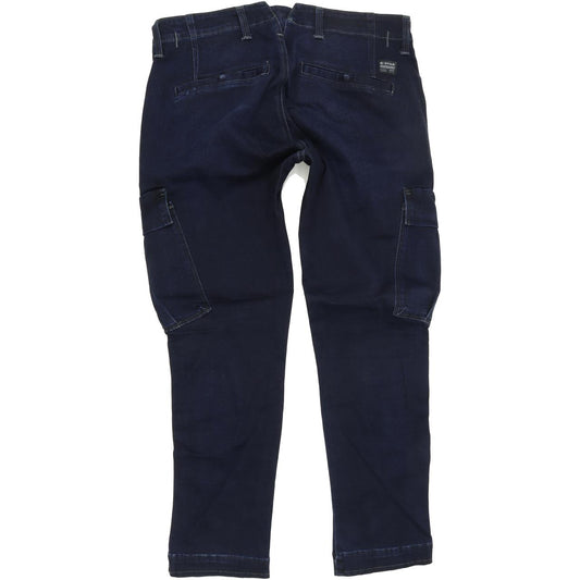 G-Star Ankle Women Blue Straight Regular Capri Stretch Jeans W28 L26