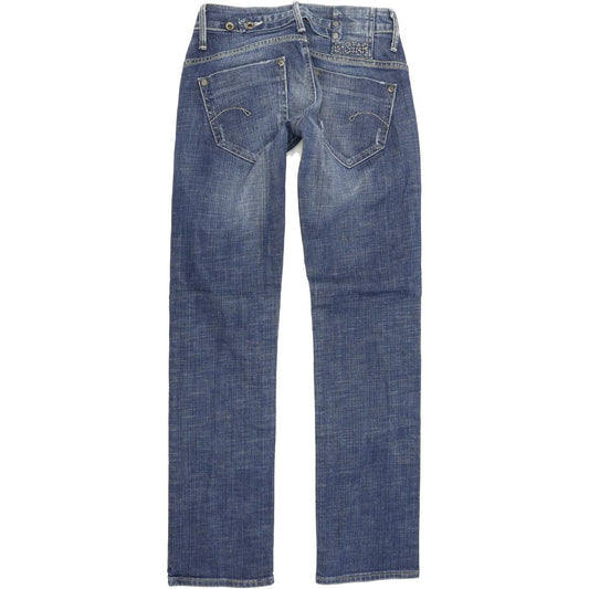 G-Star Midge Women Blue Straight Regular Stretch Jeans W25 L30