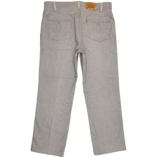 Levi's Made in USA Men Grey Straight Regular Stretch Jeans W36 L27