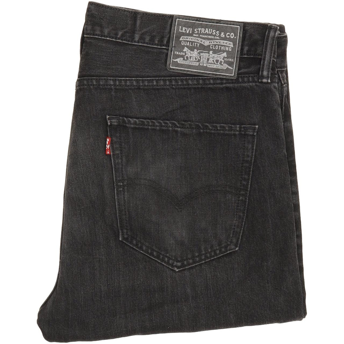 Levi's Men Black Straight Slim Jeans W36 L31