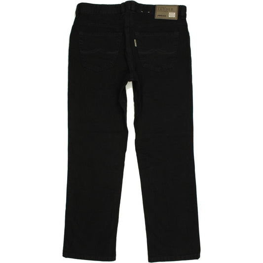 Joker Double Saddle Stitched Men Black Straight Regular Jeans W36 L30