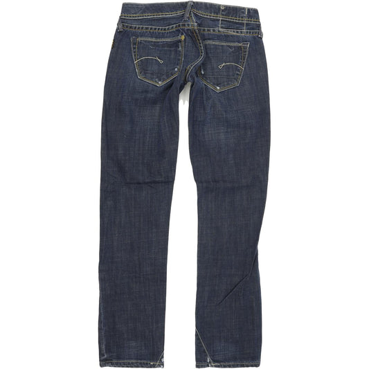 G-Star Core Women Blue Straight Slim Jeans W27 L32