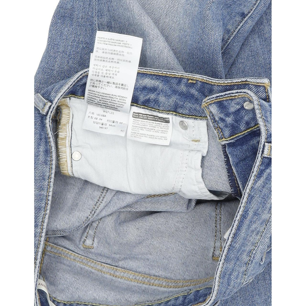 Levi's 711 Women Blue Skinny Slim Stretch Jeans W27 L34