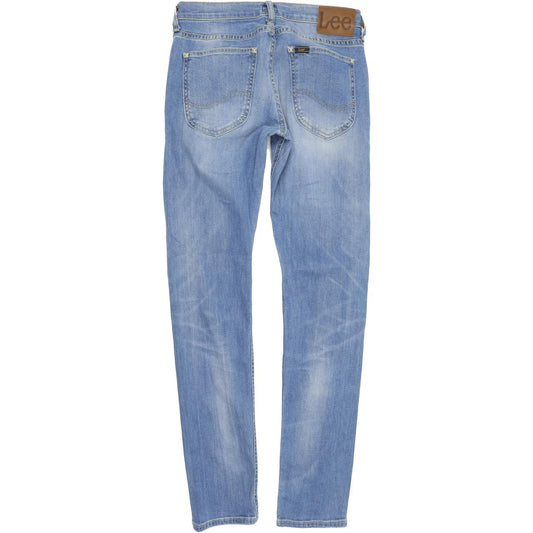 Lee Luke Men Blue Straight Slim Stretch Jeans W28 L32