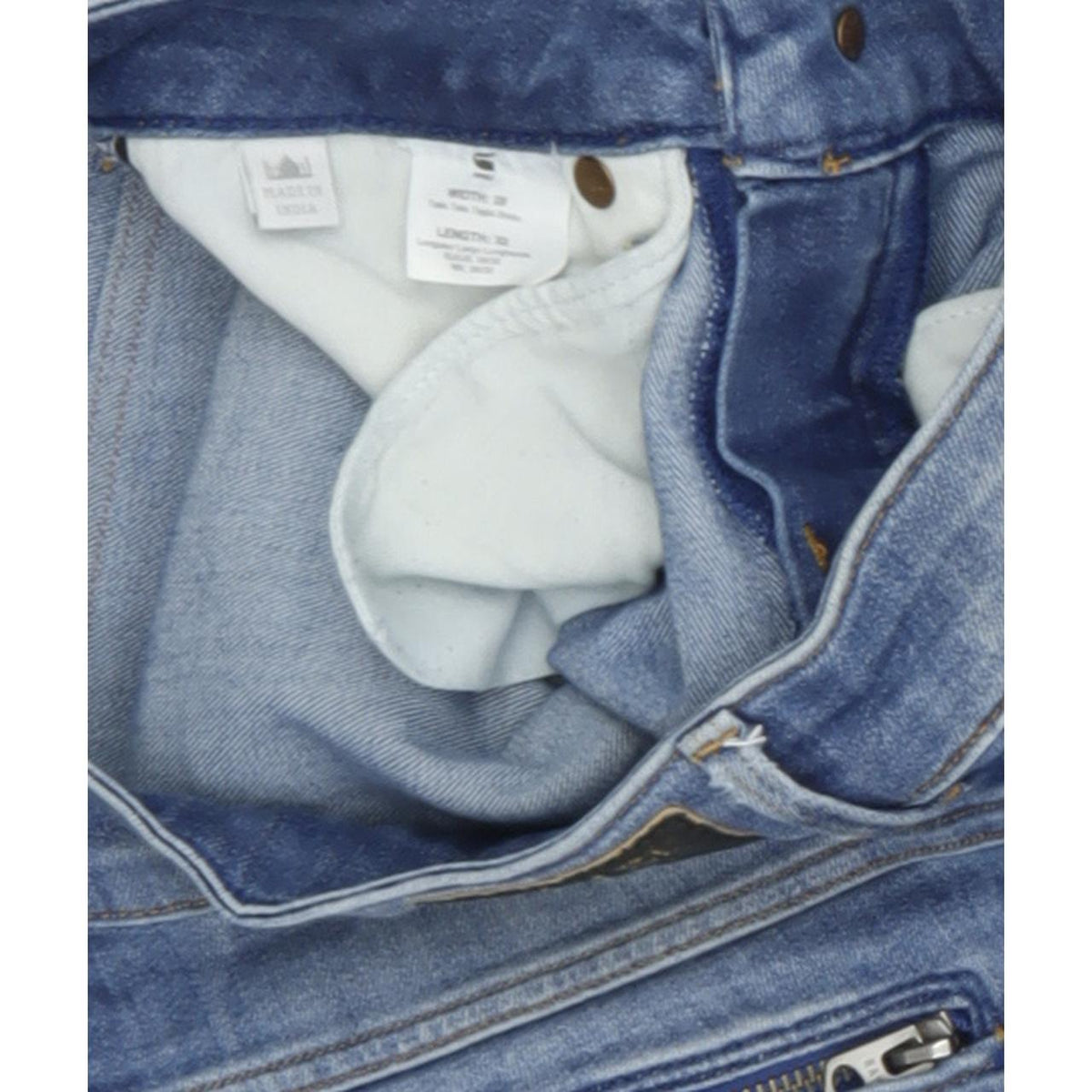 G-Star Women Blue Straight Slim Stretch Jeans W28 L32