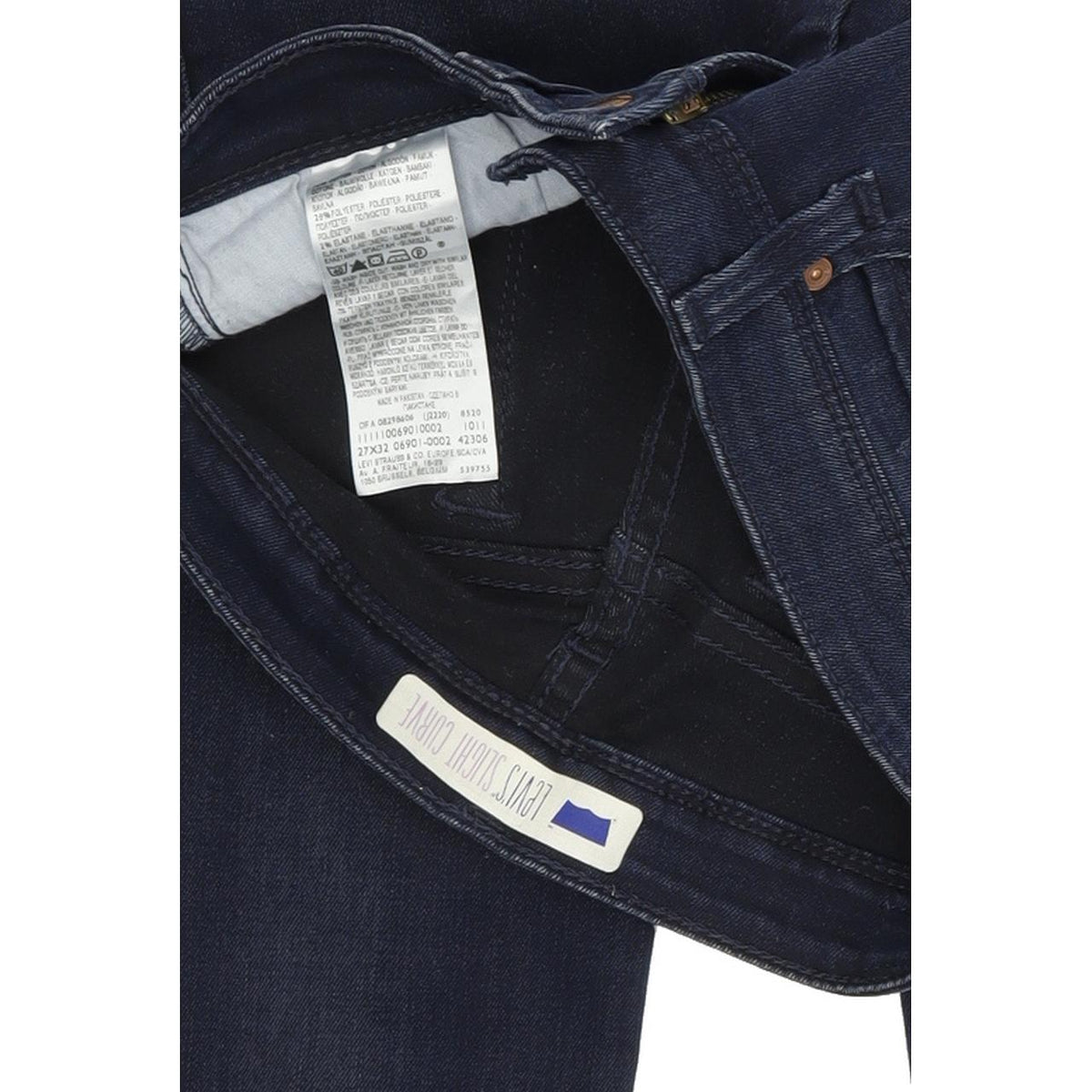 Levi's Slight Curve Women Blue Skinny Slim Stretch Jeans W27 L32