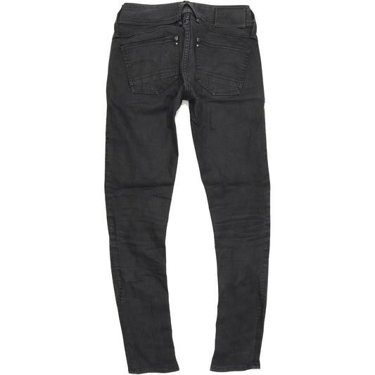 G-Star Lynn Women Black Skinny Slim Stretch Jeans W26 L30