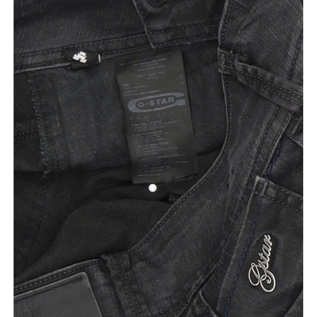G-Star Lynn Women Black Skinny Slim Stretch Jeans W26 L30