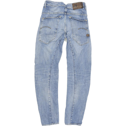 G-Star Type C 3D Men Blue Tapered Slim Stretch Jeans W27 L32
