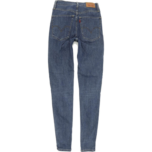 Levi's Mile High Women Blue Skinny Slim Stretch Jeans W26 L32