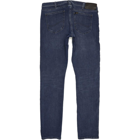 Lee Luke Men Blue Skinny Slim Stretch Jeans W36 L34