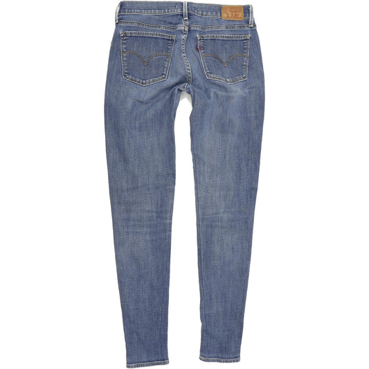 Levi's 710 Women Blue Skinny Slim Stretch Jeans W28 L30