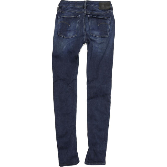 G-Star 3301 Jeg Women Blue Skinny Slim Stretch Jeans W29 L32