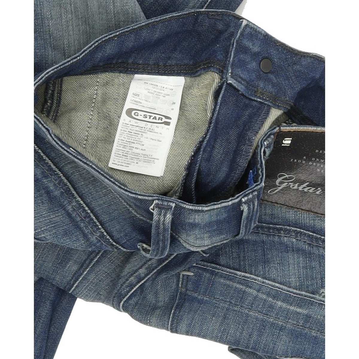 G-Star Low T Women Blue Skinny Slim Stretch Jeans W26 L32