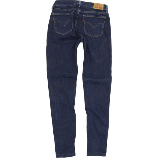 Levi's 710 Women Blue Skinny Slim Stretch Jeans W28 L30