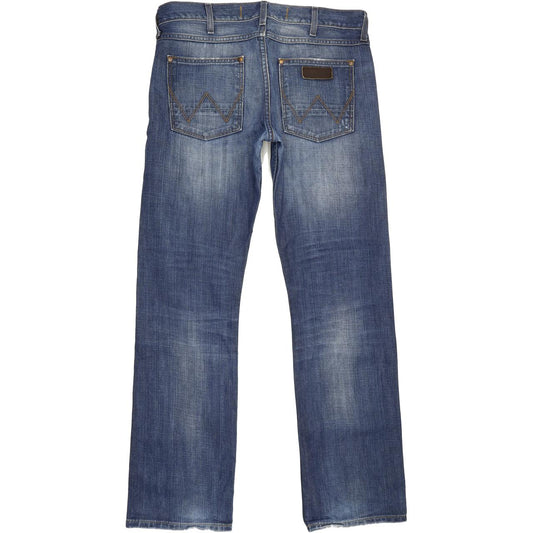 Wrangler Ace Men Blue Straight Regular Jeans W33 L32