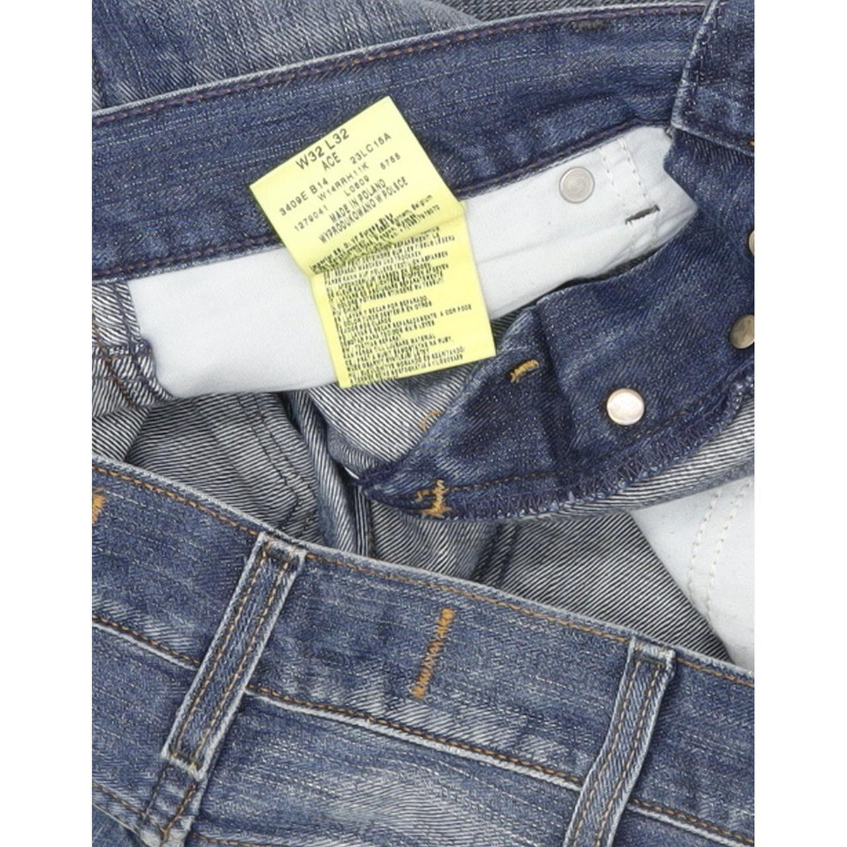 Wrangler Ace Men Blue Straight Regular Jeans W33 L32