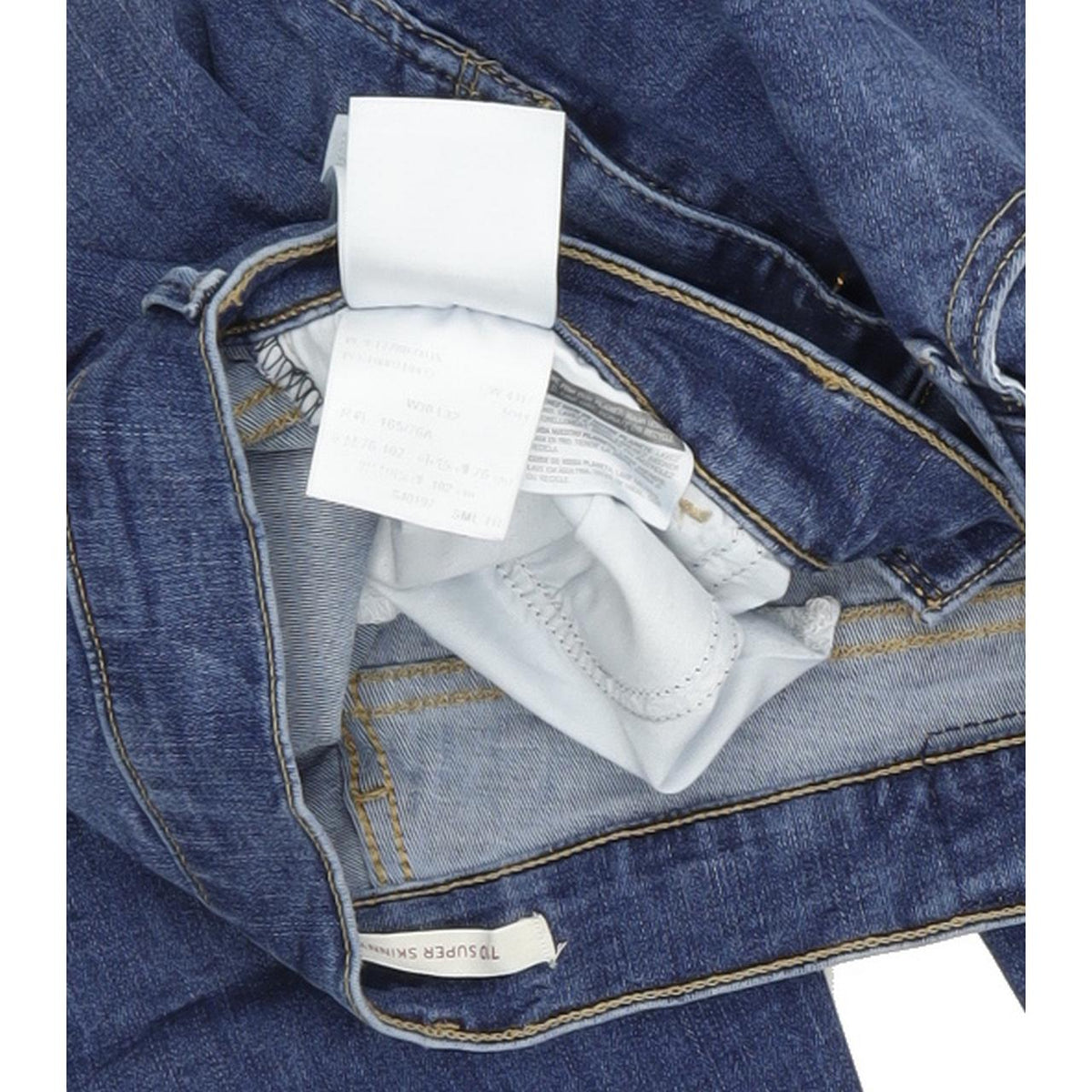 Levi's 710 Super Women Blue Skinny Slim Stretch Jeans W30 L31