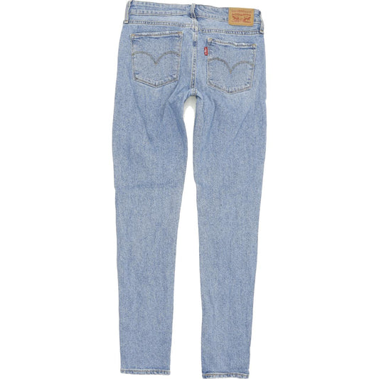 Levi's 711 Women Blue Skinny Slim Stretch Jeans W26 L29