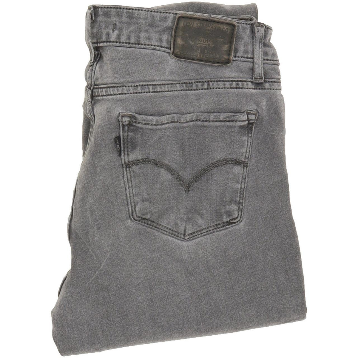 Levi's 711 Women Grey Skinny Slim Jeans W27 L28