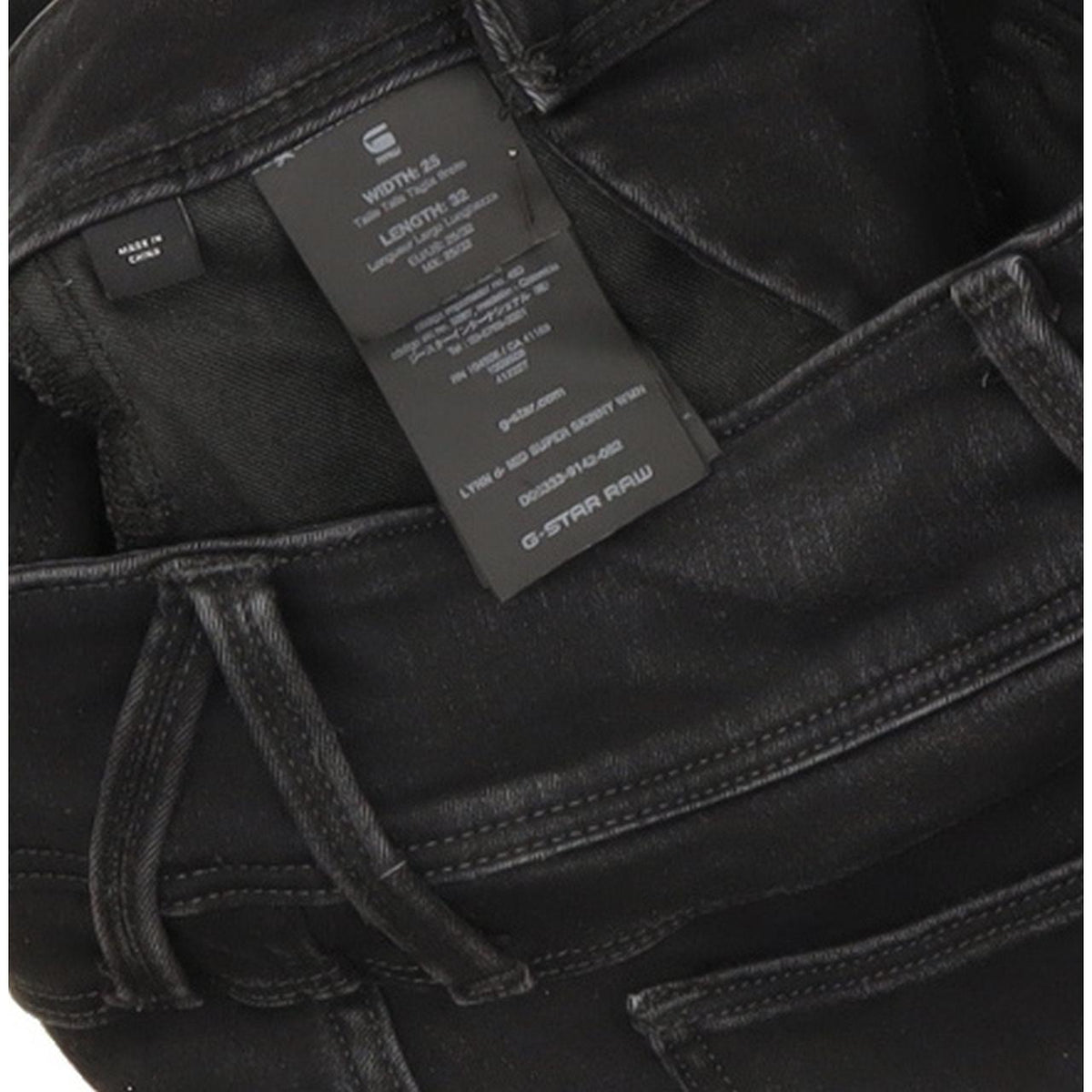 G-Star Lynn Women Black Skinny Slim Stretch Jeans W25 L30