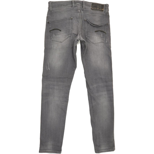 G-Star Revend Men Grey Skinny Extra-Slim Stretch Jeans W31 L31